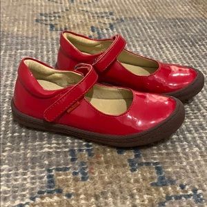 Red Patent Leather Primigi Mary Janes